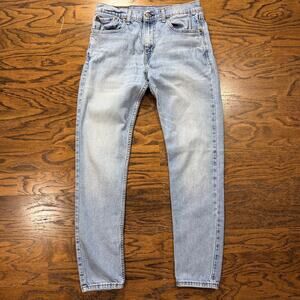 Levi's 512 Light Wash Jeans Size 31x32 Distressed